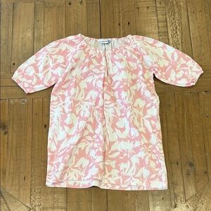 La Paloma Parker house dress pink and white floral girls 4-5T